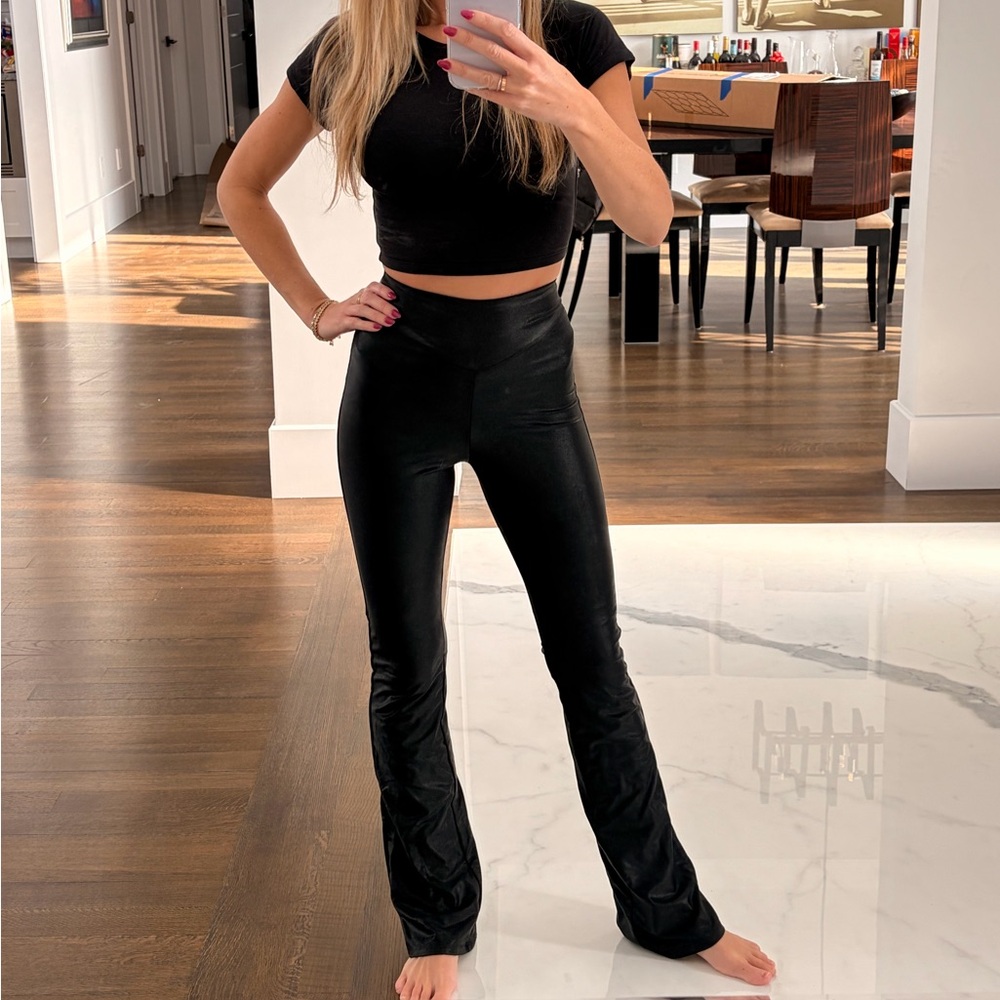 Naked Wardrobe Black Flare Pants